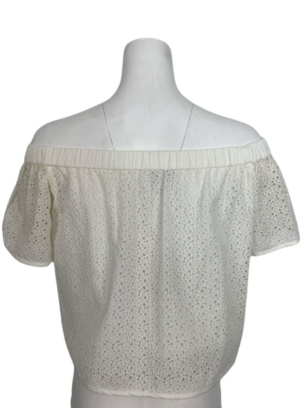 Rag And Bone Flavia Top Blouse 2XS XXS White Off The Shoulder NEW - Picture 7 of 16